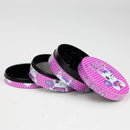 O 2.5" 4-Layer Kitty Design Metal Herb Grinder (Box of 6)