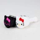 O 4" Kitty Design Silicon and Glass pipe