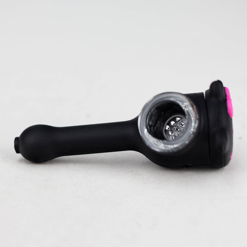O 4" Kitty Design Silicon and Glass pipe