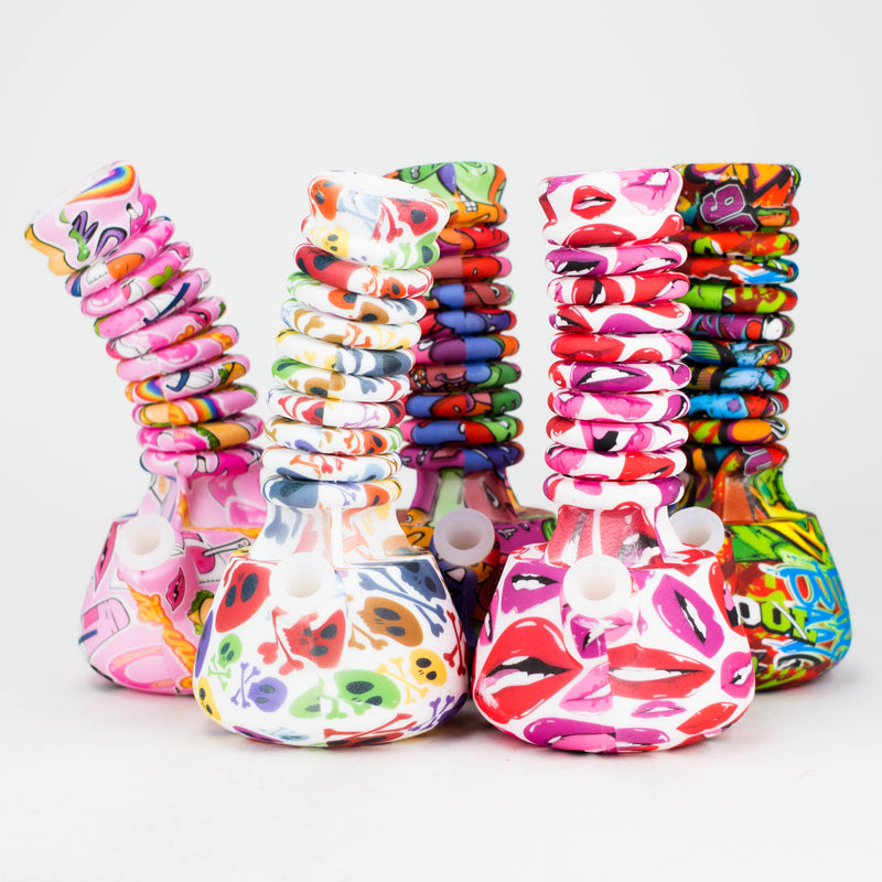 O 9"-15" extendable silicone water bong