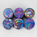 O 1.5" Mushroom Design Metal Grinder 4 Layers Box of 12