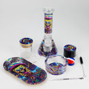 O 10-in-1 Smoke Set with Weed Design Complete Smoking Kit