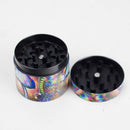O 1.5" Mushroom Design Metal Grinder 4 Layers Box of 12