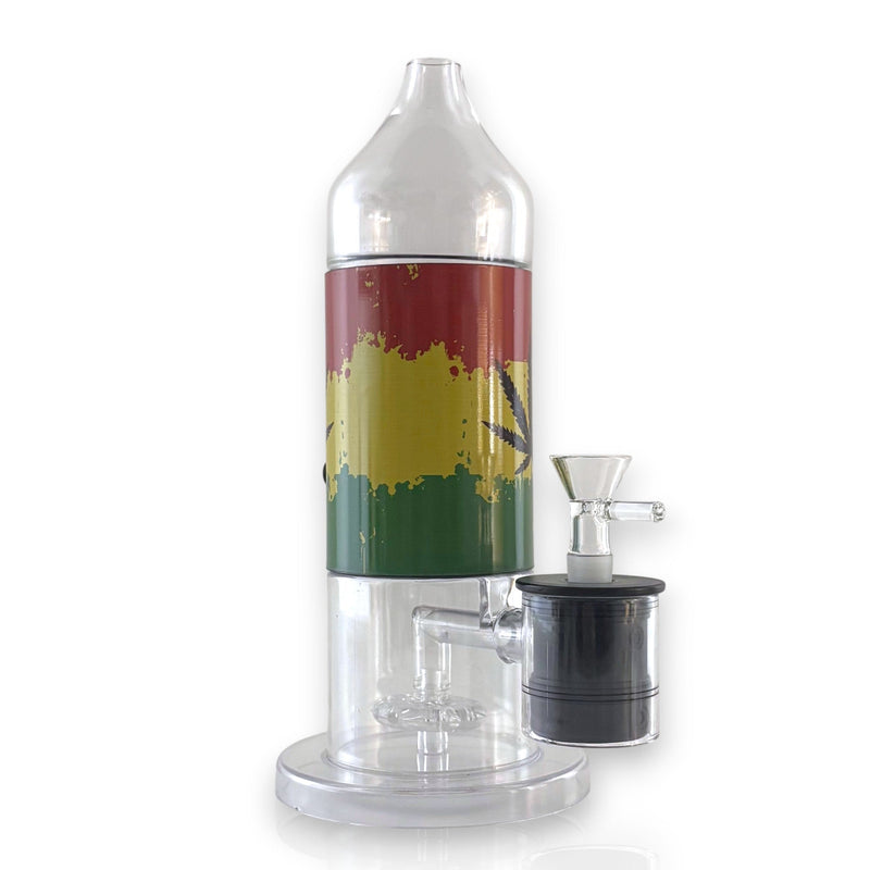 O Electric Lamp Bong Set-Rasta