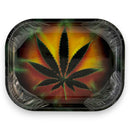 HighVibe 420 Leaf Metal Rolling Trays Tray Super Supplys Inc Design 1