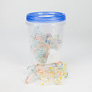 O 2.5"  Peanut Glass Pipe Jar – 30 pcs