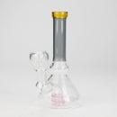 O 6" Cone difuser assorted bong | 14mm Bowl Joint | Stemless Design