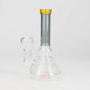 O 6" Cone difuser assorted bong | 14mm Bowl Joint | Stemless Design