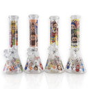 O 14" 7MM “Cute Monster Crew” Heavy-Duty Beaker Water Pipe