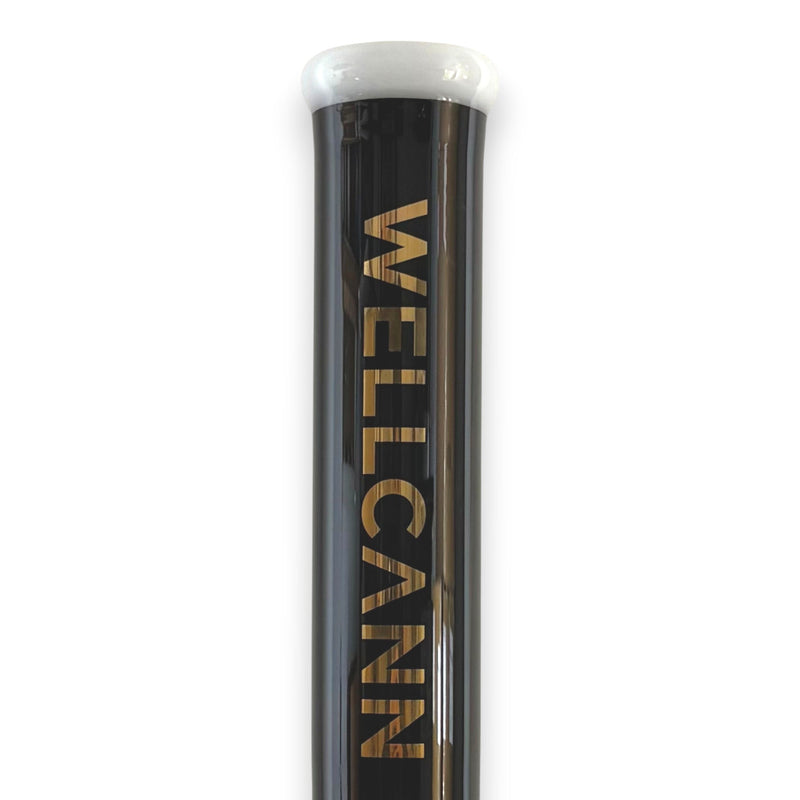 O Wellcann | 16" Heavy-Duty 7MM Beaker Water Pipe – Extra Thick Base-Black
