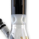 O Wellcann | 16" Heavy-Duty 7MM Beaker Water Pipe – Extra Thick Base-Black