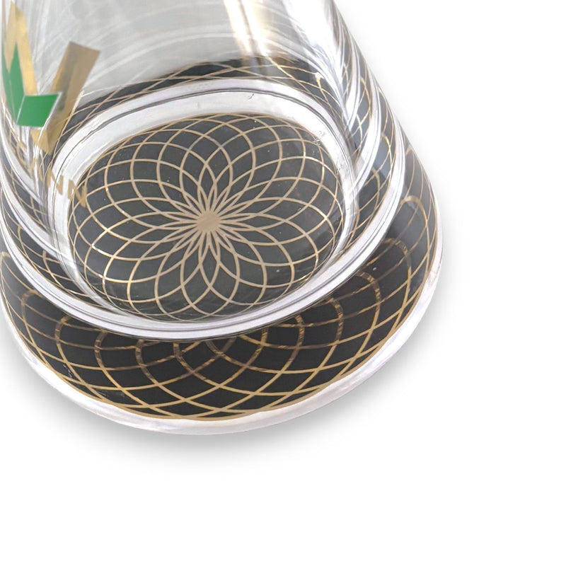 O Wellcann | 16" Heavy-Duty 7MM Beaker Water Pipe – Extra Thick Base-Black