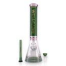 O Wellcann | 16" Heavy-Duty 7MM Beaker Water Pipe – Extra Thick Base-Green