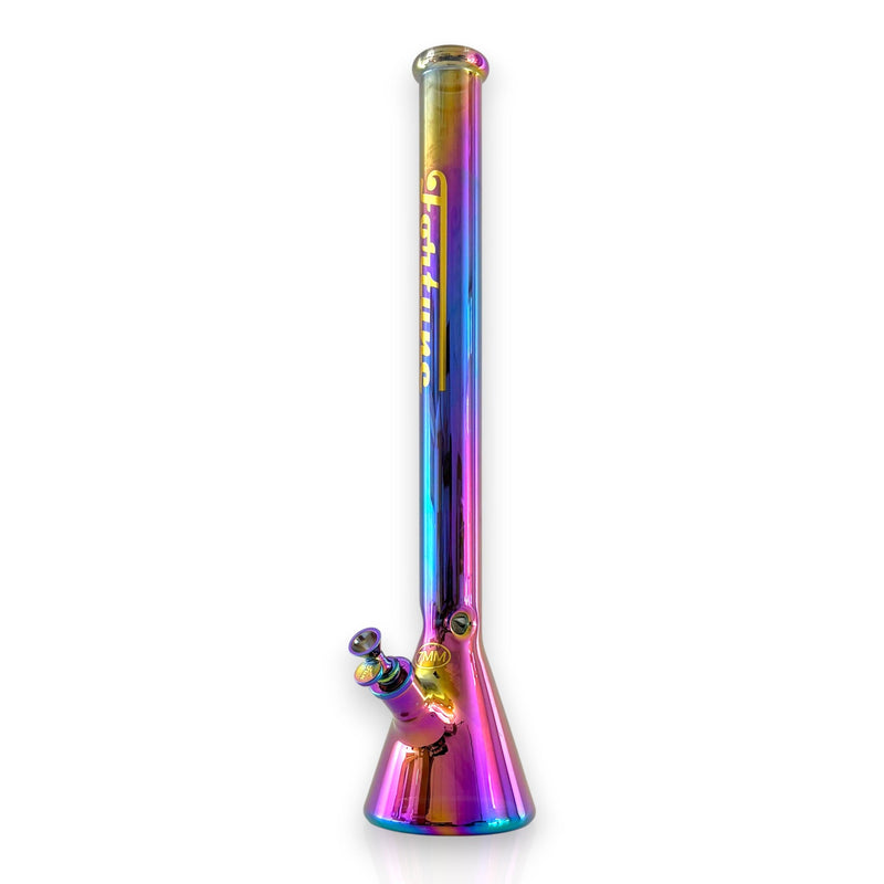 O Fortune | 24" Electroplated 7MM Beaker Water Pipe