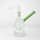 7" Wrinkled Oil Burner Water Bong – Assorted Colors Glass Bong RMG WHOLESALE