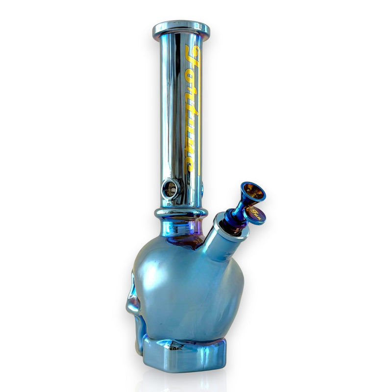 O Fortune | 14" Electroplated 5MM Skull Bong