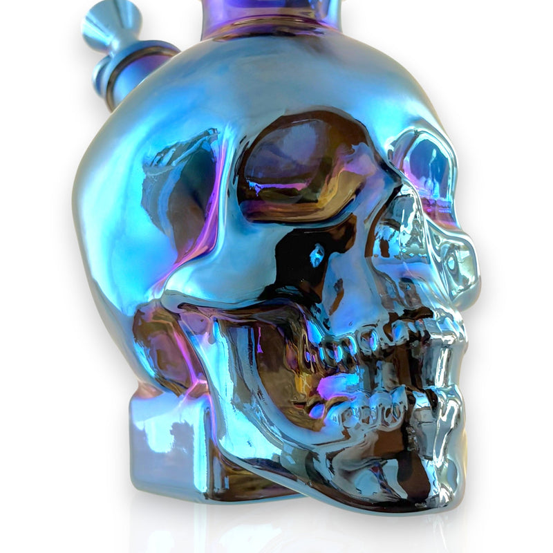 O Fortune | 14" Electroplated 5MM Skull Bong