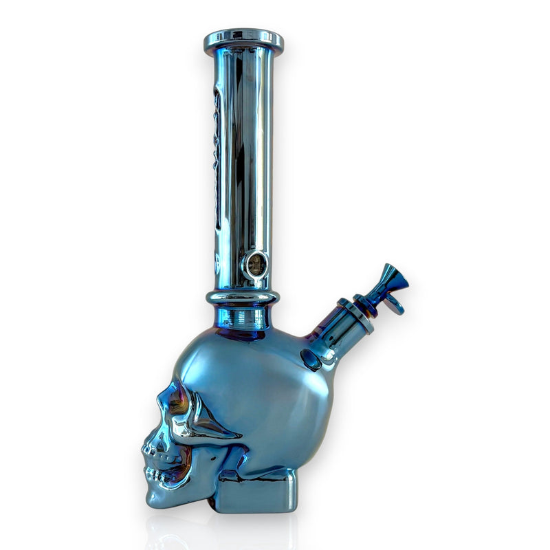 O Fortune | 14" Electroplated 5MM Skull Bong
