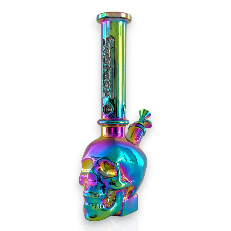 O Fortune | 14" Electroplated 5MM Skull Bong