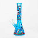 O 10" Glass Beaker Bong With New Kitty Design