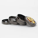 Genie | 4-Part 50mm 3D Grinder with Cubic Zirconia – Box of 6 [GR50]