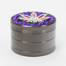 Genie | 4-Part 63mm 3D Decorative Grinder with rhinestones – Box of 6 [GR63]