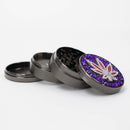 Genie | 4-Part 63mm 3D Decorative Grinder with rhinestones – Box of 6 [GR63]