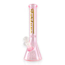 Fortune | Prism 12" Colored Beaker Bong Glass Bong Fortune Pink