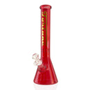 Fortune | Prism 12" Colored Beaker Bong Glass Bong Fortune Red