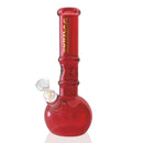 Fortune | Crystal Sphere Beaker – 10" 5MM Premium Glass Bong Glass Bong Fortune Red