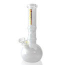 Fortune | Crystal Sphere Beaker – 10" 5MM Premium Glass Bong Glass Bong Fortune White