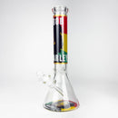 14" BM Design Glass Bong – 7mm Thick with Ice Catcher Glass Bong 777 Smoke