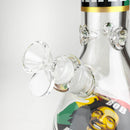 14" BM Design Glass Bong – 7mm Thick with Ice Catcher Glass Bong 777 Smoke