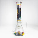 14" BM Design Glass Bong – 7mm Thick with Ice Catcher Glass Bong 777 Smoke