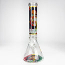 14" BM Design Glass Bong – 7mm Thick with Ice Catcher Glass Bong 777 Smoke Design3