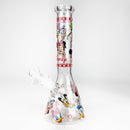 10" Carton Duck Design Glass Beaker Bong Glass Bong 777 Smoke Design1