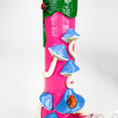 10" 3D Mushroom Design Glass Beaker Bong Glass Bong 777 Smoke