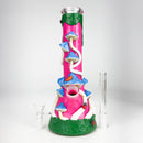 10" 3D Mushroom Design Glass Beaker Bong Glass Bong 777 Smoke