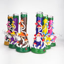 10" 3D Mushroom Design Glass Beaker Bong Glass Bong 777 Smoke