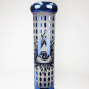 Z14" Eye Design Glass Bong – 7mm Thick with Ice Catcher Glass Bong 777 Smoke