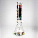 14" BM Design Glass Bong – 7mm Thick with Ice Catcher Glass Bong 777 Smoke Design1