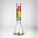 14" BM Design Glass Bong – 7mm Thick with Ice Catcher Glass Bong 777 Smoke