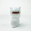Cheech | 3.5" Sassy Cat Attack Hand Pipe [PIPE-168] Glass Pipe Smoking Cat Distribution