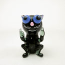 Cheech | 3.5" Black Cat Attack Hand Pipe [PIPE-169] Glass Pipe Smoking Cat Distribution