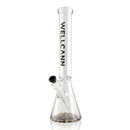 Wellcann | HeavyShield 17" Premium Beaker Bong – 7mm Thick Glass Reinforced Base Glass Bong Super Supplys Inc Black