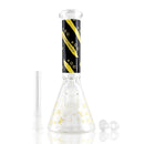 10" LuxePrint Beaker Bong Collection – 4mm Thick Glass Glass Bong Super Supplys Inc