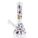 10" Psychedelic Shroomscape Beaker Bong – 4mm Thick Glass Glass Bong Super Supplys Inc