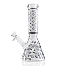 O 10" Animated Art Beaker Bong Series – 4mm Thick Glass