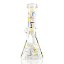 O 10" Animated Art Beaker Bong Series – 4mm Thick Glass