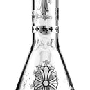 O 10" Gothic Cross Beaker Bong Series – 4mm Thick Glass